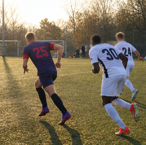 Fußballtraining und Schnelligkeit